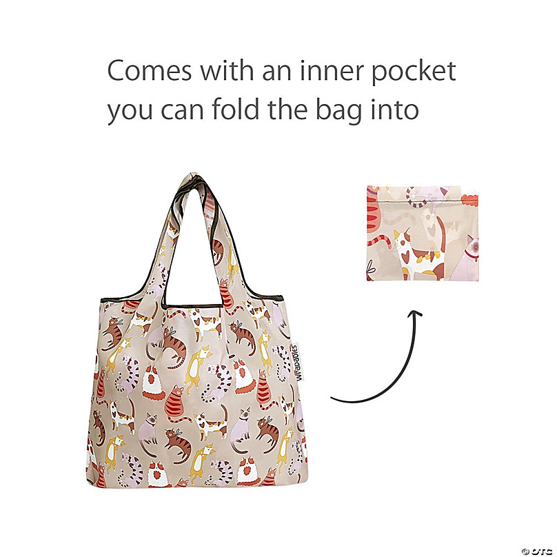 Foldable Pocket Tote Bag