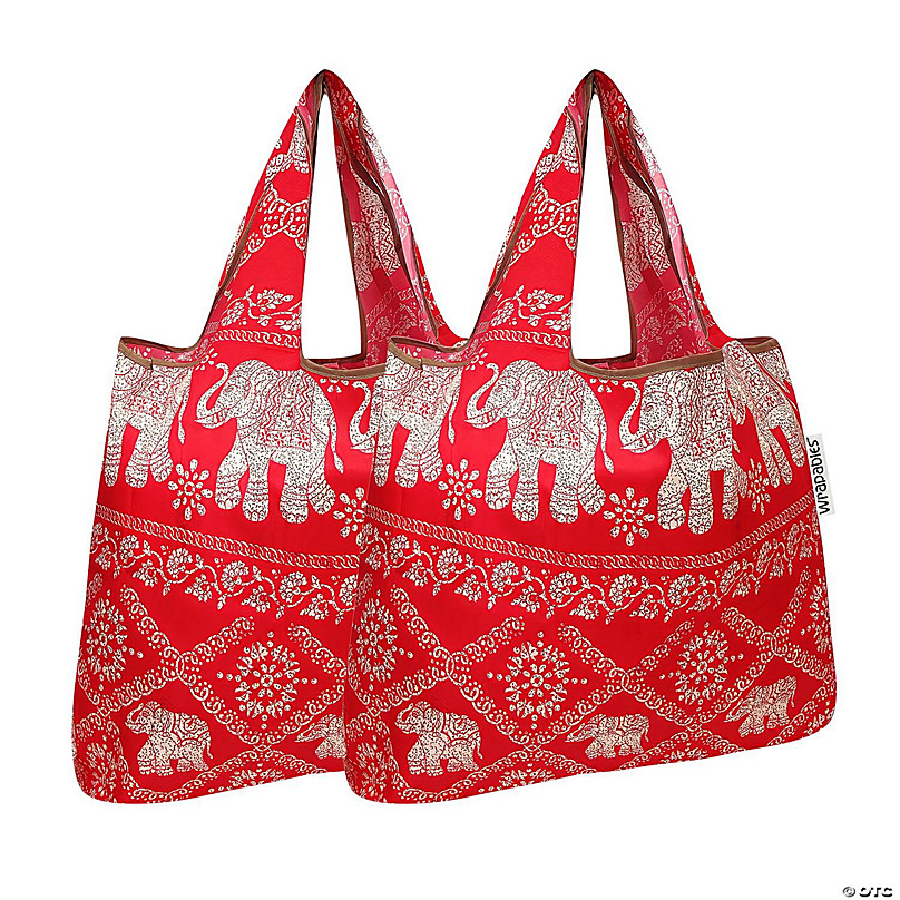 https://s7.orientaltrading.com/is/image/OrientalTrading/FXBanner_808/wrapables-foldable-tote-nylon-reusable-grocery-bag-set-of-2-regal-elephants~14450612.jpg