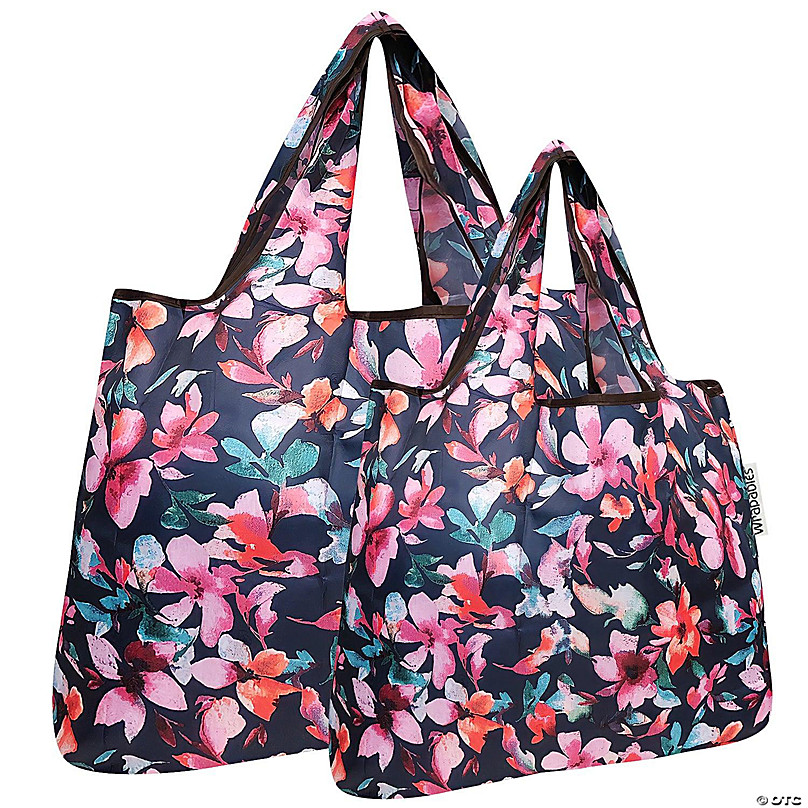 Women Pink Floral Small Tote Bag