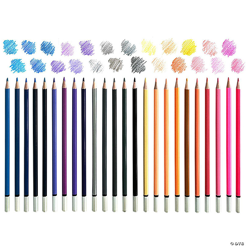 Wrapables Premium Colored Pencils for Artists, Soft Core Oil Based Pencils,  48 Count