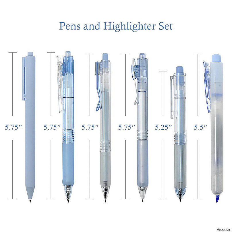 https://s7.orientaltrading.com/is/image/OrientalTrading/FXBanner_808/wrapables-retractable-rollerball-pens-and-highlighter-set-0-5mm-black-gel-ink-pens-set-of-6-blue~14405586-a01.jpg