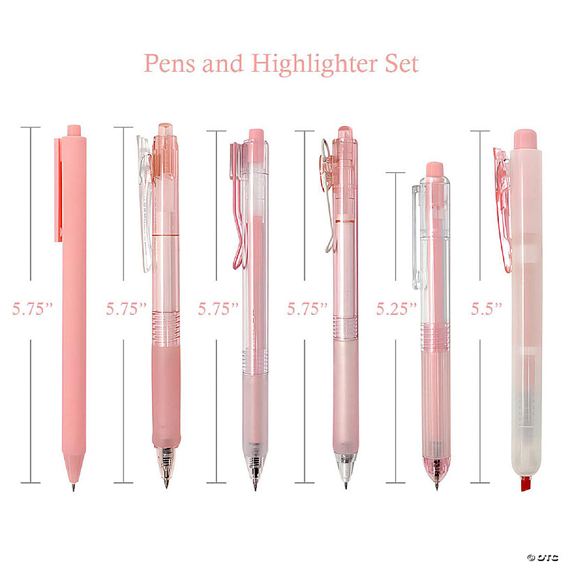 https://s7.orientaltrading.com/is/image/OrientalTrading/FXBanner_808/wrapables-retractable-rollerball-pens-and-highlighter-set-0-5mm-black-gel-ink-pens-set-of-6-pink~14405546-a01.jpg