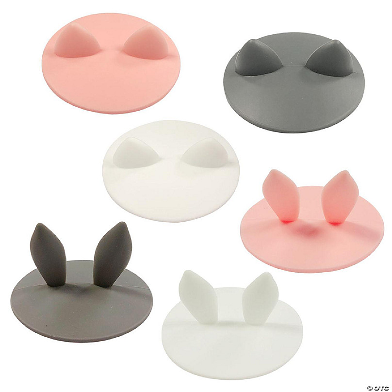 Silicone Cup Lids Anti-dust Cute Animals Airtight Mug Covers For