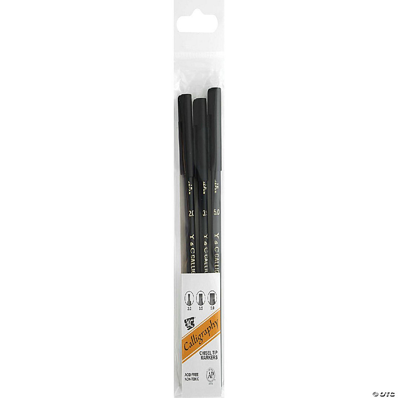 Yasutomo - Y & C Calligraphy Marker - 3.5mm- Black