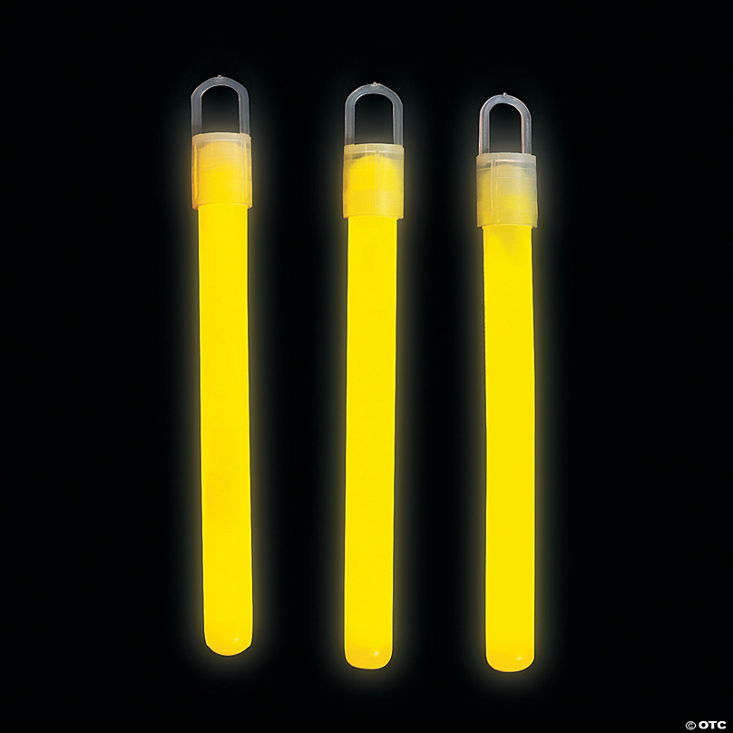 Glow Stir Sticks: Yellow (100-Pack)