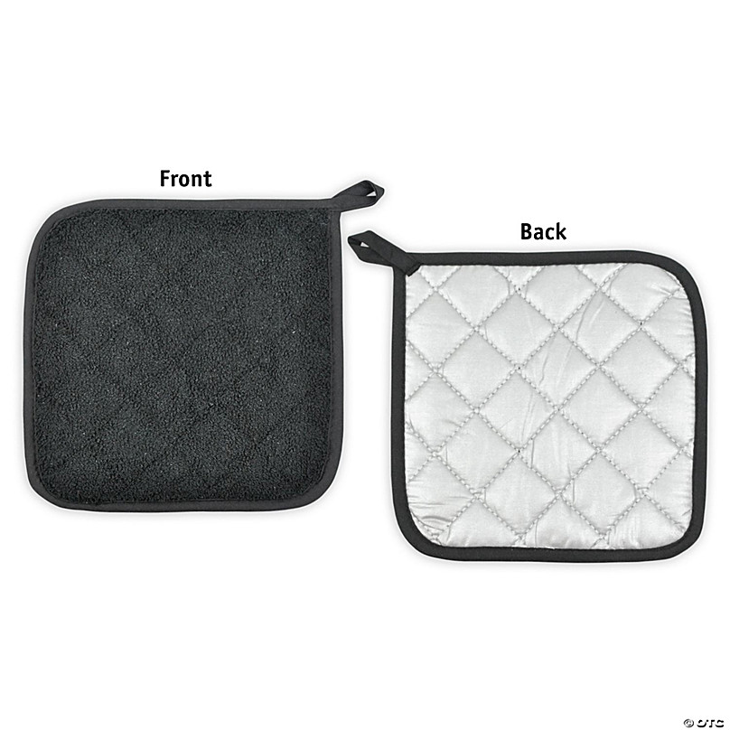 Stonewash Blue Terry Potholder (Set 3)