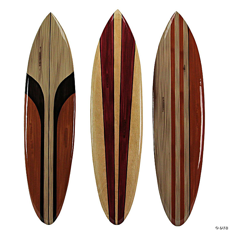 Striped Surfboard Wall Art