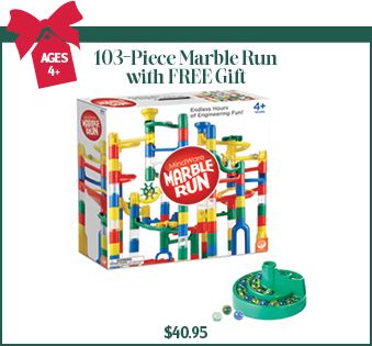 103-Piece Marble Run with FREE Gift