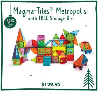 Magna-Tiles Metropolis with FREE Storage Bin