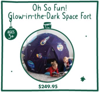 Deluxe Glow-in-the-Dark Space Fort