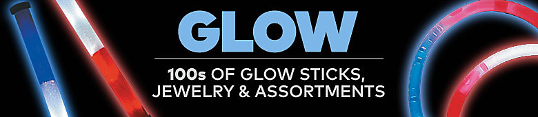 Glow. Hundreds of glow sticks, jewelry and assortments