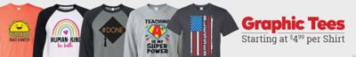 Graphic Tees - Starting at $4.99 per Shirt