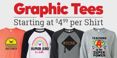 Graphic Tees - Starting at $4.99 per Shirt