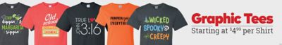 Graphic Tees - Starting at $4.99 per Shirt
