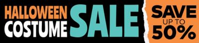 Halloween Costume Sale - Save up to 50%