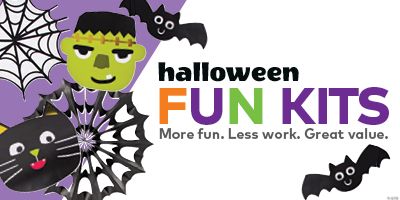 Halloween Fun Kits. More fun. Less work. Great value.