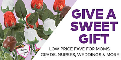 Give a Sweet Treat - Low Price Fave For Moms, Grads, Nurses, Weddings and More