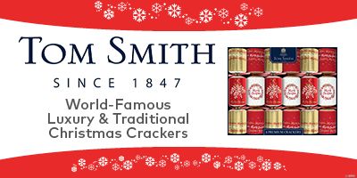 Tom Smith 6 Premium Christmas Crackers Dinner Cube
