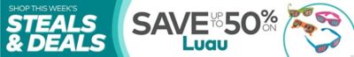 Shop This Week's Steals & Deals - Save up to 50% on Luau
