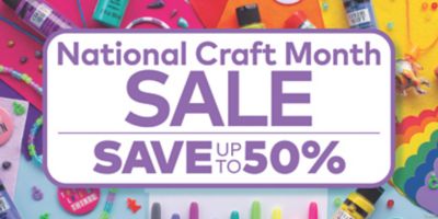 National Craft Month Sale - Save up to 50%
