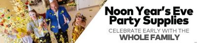 Noon Year's Eve Party Supplies - Celebrate Early with the Whole Family