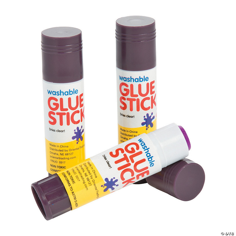 .32 oz Purple Glue Sticks - 12 Pc. Image