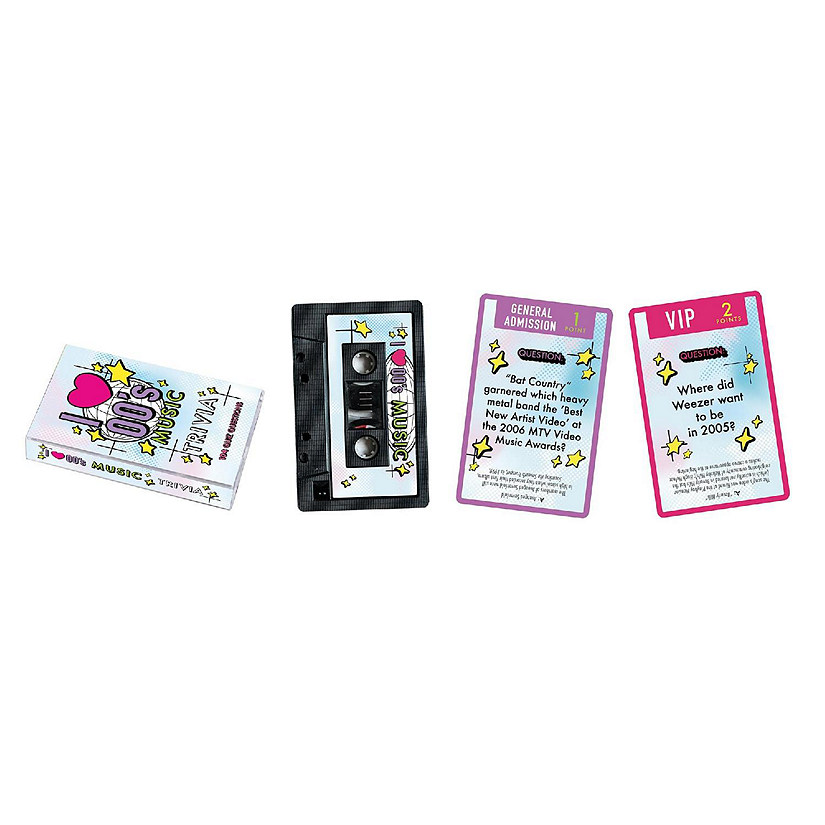 00s Music Trivia Card Game Image