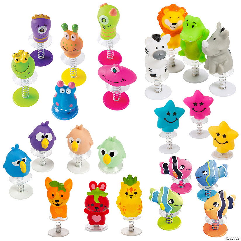 1 1/2" - 2 3/4" Bulk 96 Pc. Pop-Up Character Assortment Image