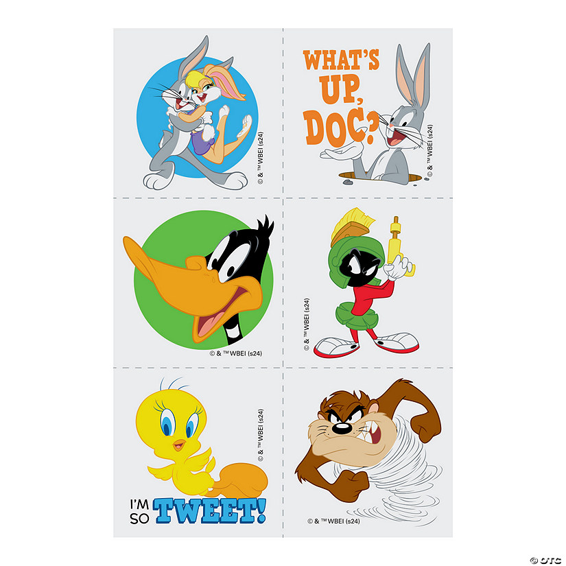 1 1/2" Bulk 72 Pc. Looney Tunes&#8482; Temporary Tattoos Image