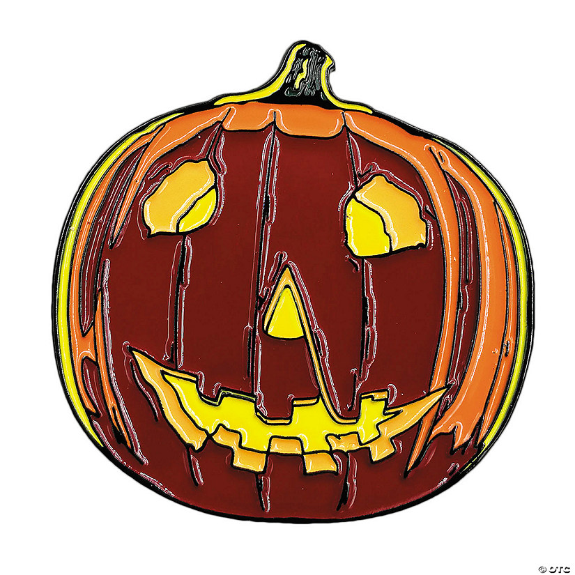 1 1/2" Halloween&#8482; (1978) Pumpkin Full-Color Enamel Pin Image