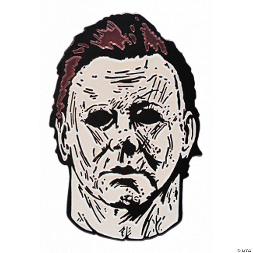 1 1/2" Halloween&#8482; (2018) Michael Myers Full-Color Enamel Pin Image