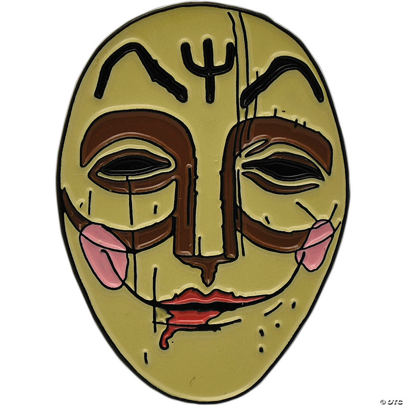 1 1/2&quot; Krampus&amp;#8482; Dark Elf Gluggagae (Window Peeper) Full-Color Enamel Pin Image