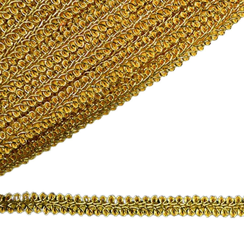 1/2" x 15 Yards Gold Gimp Braid 5 Packs Gimp Braid Trim Image