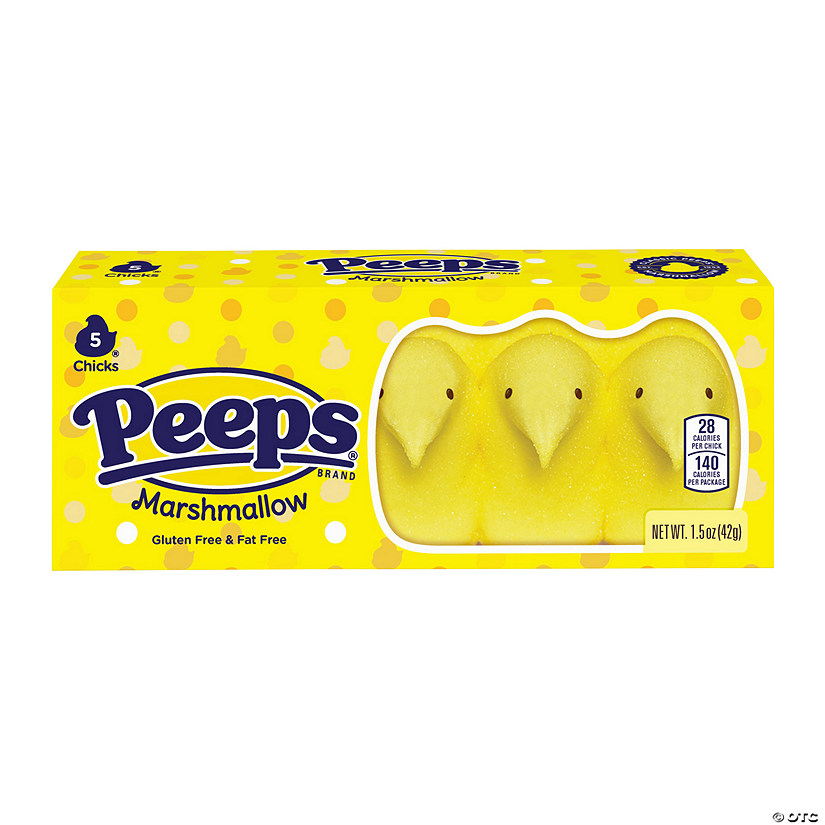 1.5 oz. PEEPS<sup>&#174;</sup> Yellow Marshmallow Chicks Image