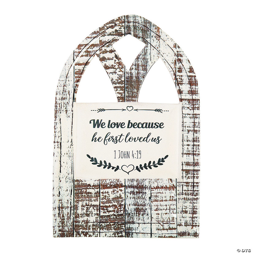1 John 4:19 Wall Sign Image