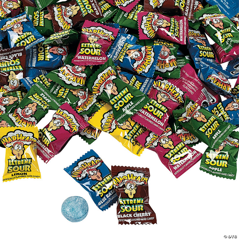1 Lb. Bulk WarHeads&#8482; Sour Fruit Flavors Hard Candy - 117 Pc. Image