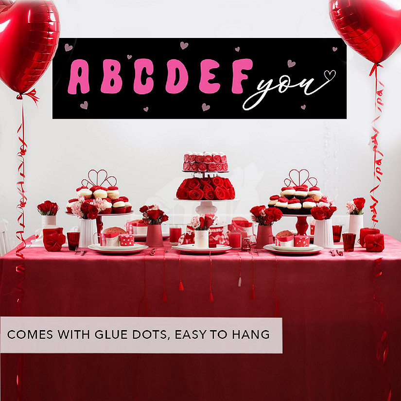 1 PC Galentine ABCDEF You Banner Image