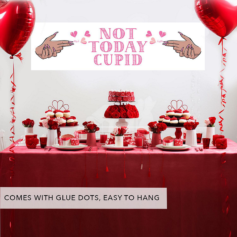 1 PC Galentine Not Today Cupid Banner Image