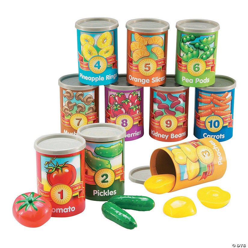 1 To 10 Counting Cans Game Image