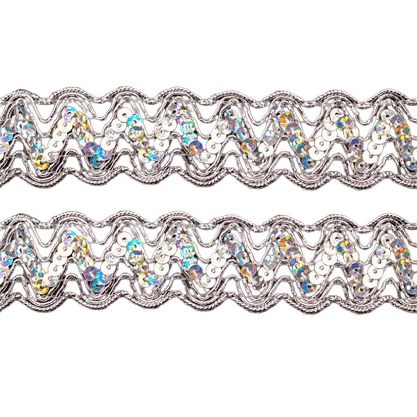 1" x 10 Yard Sequin Trim Pack of 5 Image