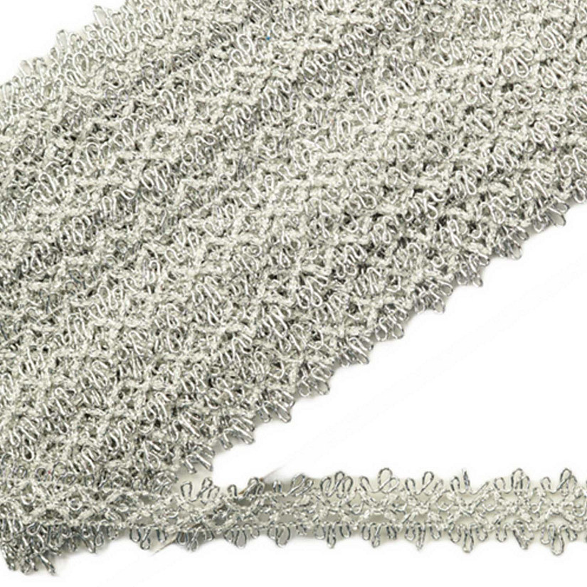 1" x 20 Yards Silver Trim - 5 Packs Trim Image