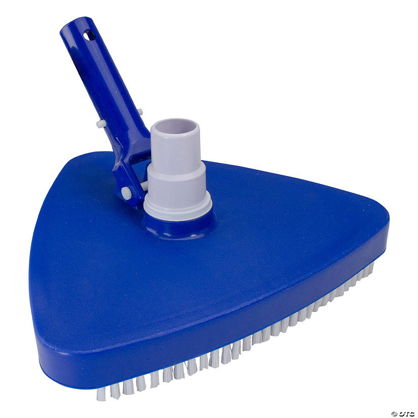 10.5" Triangular Weighted Swimming Pool Vacuum Head with Swivel Cuff Image