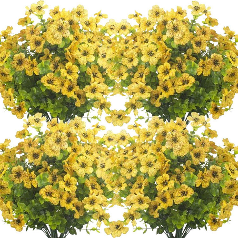 10 Bundles UV Resistant Artificial Flowers Image