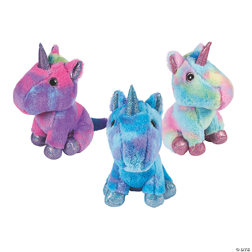 10" Celeste Stuffed Unicorns Image