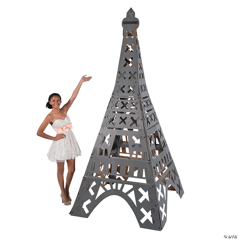 10 Ft. 3D Eiffel Tower Cardboard Stand-Up Image