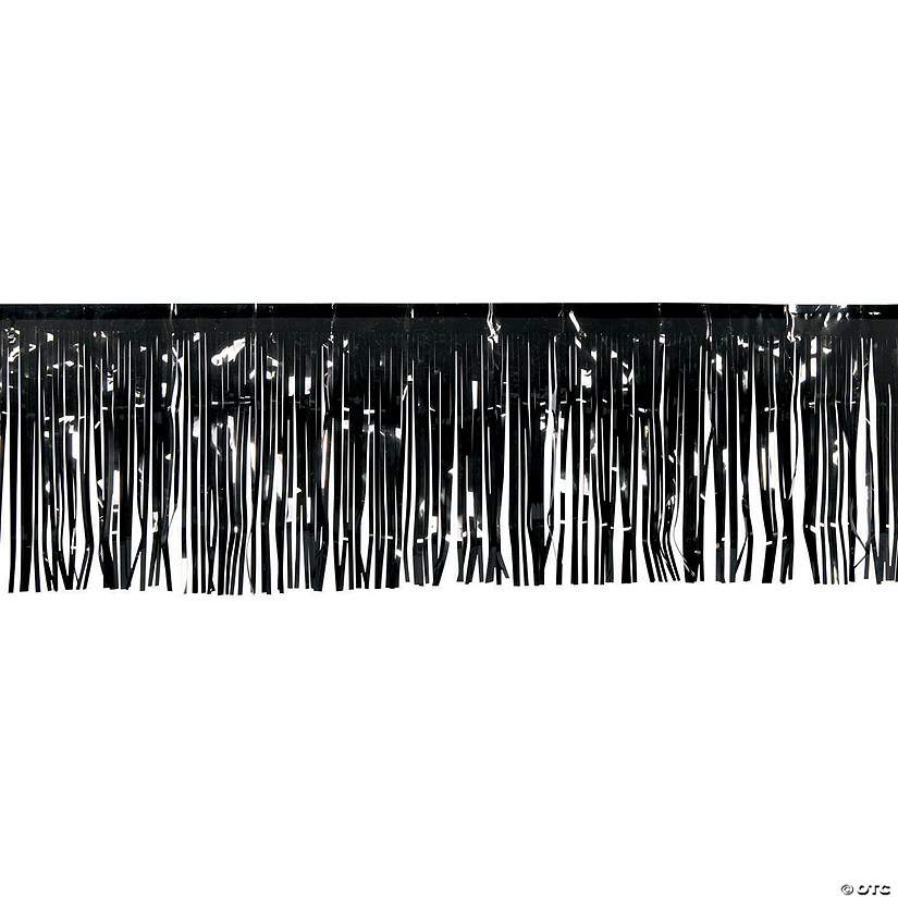 10-ft. Black Metallic Fringe Image
