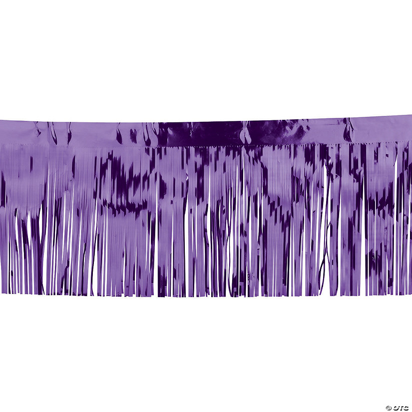 10 Ft. Purple Metallic Fringe Image
