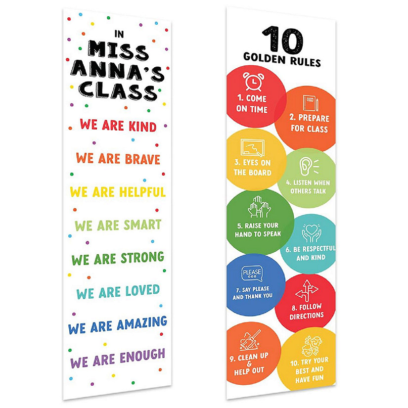 10 Golden Rules Banner 2PC - 13 x 48 Inch Image
