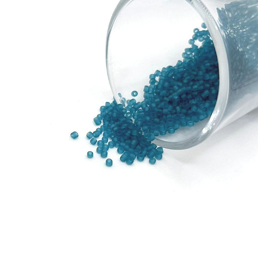 10 grams Blue 12/0 Glass Seed Beads Image