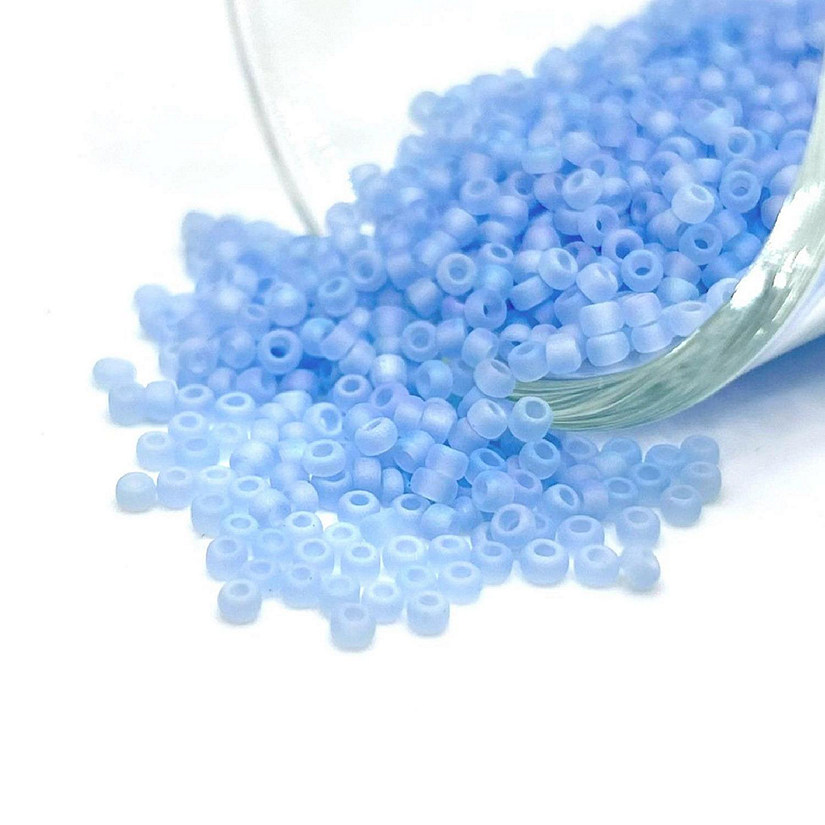 10 grams Blue 12/0 Glass Seed Beads Image